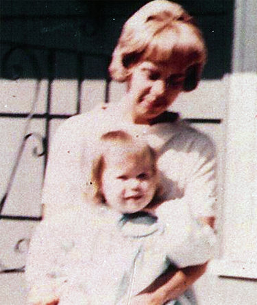 Mom and Me in the Fall of 1965 on our front steps. 