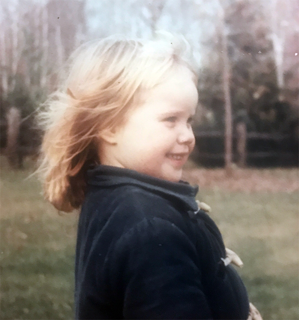 Me at age 3 in 1968 in our backyard in Windsor, CT