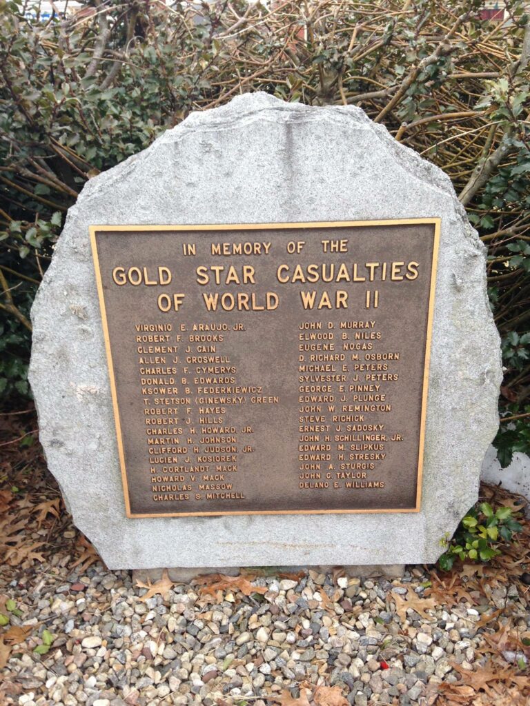 Windsor Connecticut Gold Star Casualties of World War II